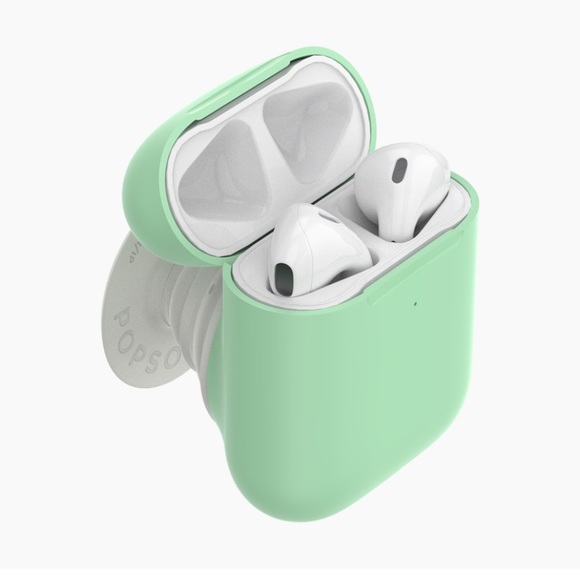 2/20 PopGrip Popsockets AirPods Holder Neo Mint Light Green BNWT - Picture 3 of 10